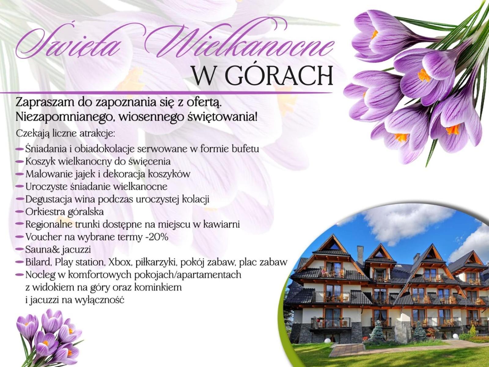 Eco Willa Karpatia Ski&Wellness Murzasichle Exterior foto